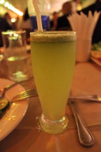 Lemon Mint - the drink we were told we had to drink at dinner!